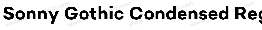 Sonny Gothic Condensed Regular字体转换